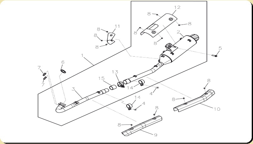 Auspuff, Adly ATV Conquest 600 4x4